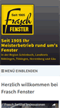 Mobile Screenshot of frasch-fenster.de